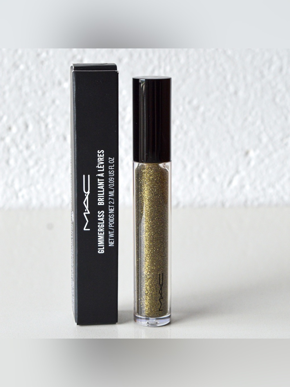 MAC Cosmetics Glimmerglass Lipgloss *BLING BLACK* VHTF Limited Edition 2009 BNIB